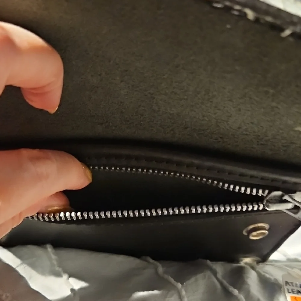 Black Leather Motorcycle Atlantic Leather Works Wallet